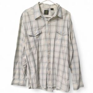 Timberland  long sleeve plaid button-up shirt